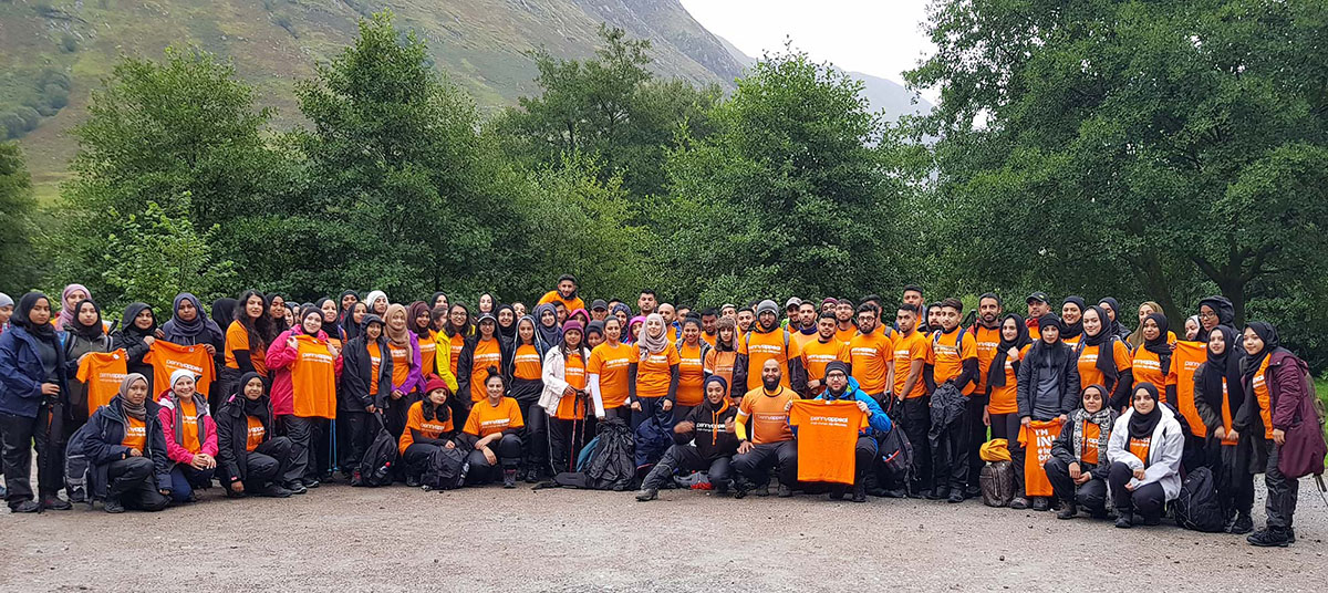 team orangeat Ben Nevis