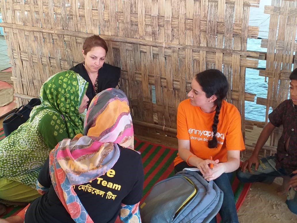 Team Orange in Bangladesh helping the Rohingya Community