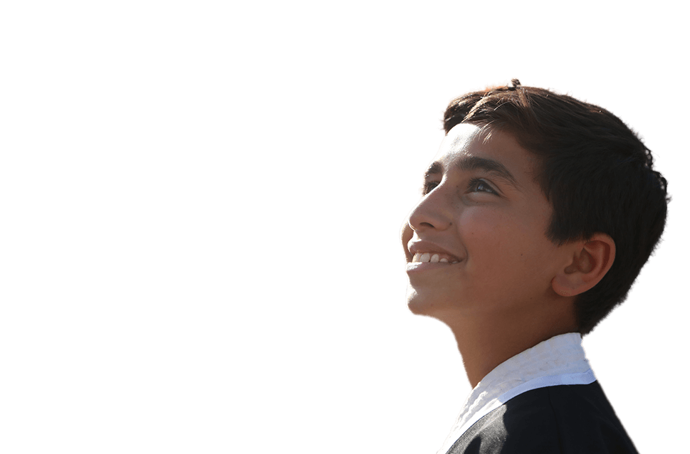 An orphan child in Palestine who is a beneficiary of Penny Appeal's Orphan Kind appeal.